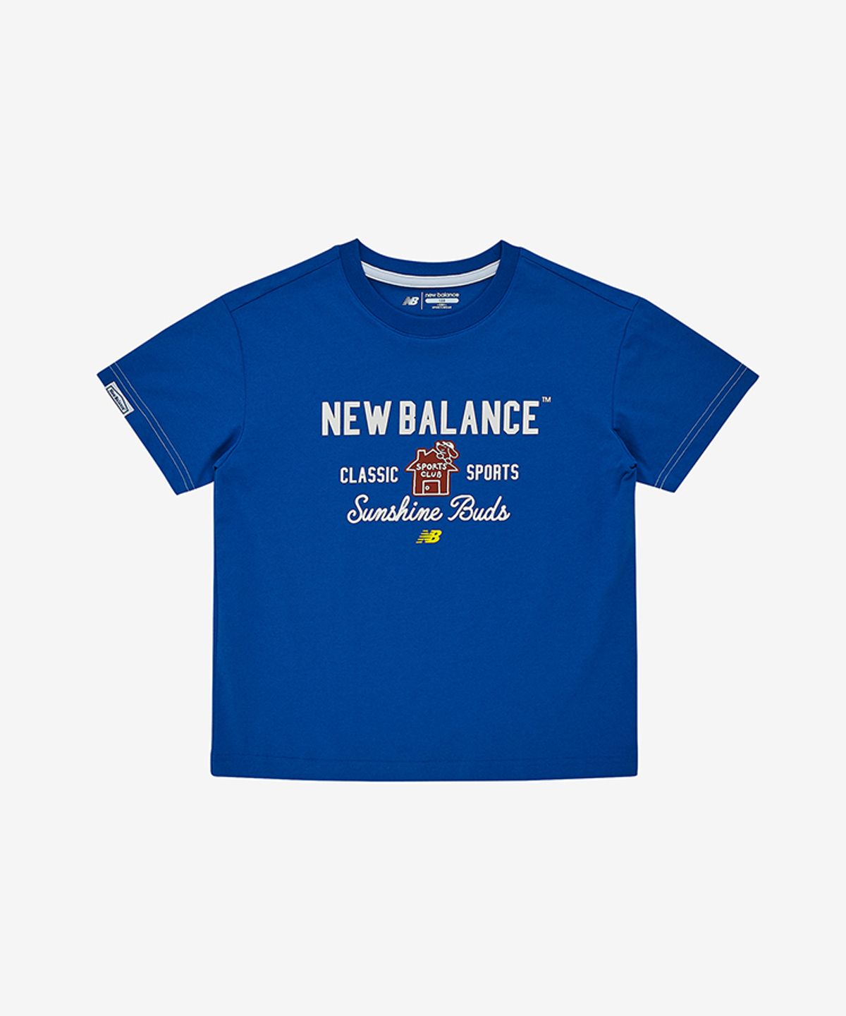 뉴발란스 키즈(NEWBALANCEKIDS) Sweet home_아동 기능성 프론트 로고 반팔티 NK9EG2551U50