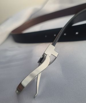 스테인레스스틸 버클 소가죽벨트