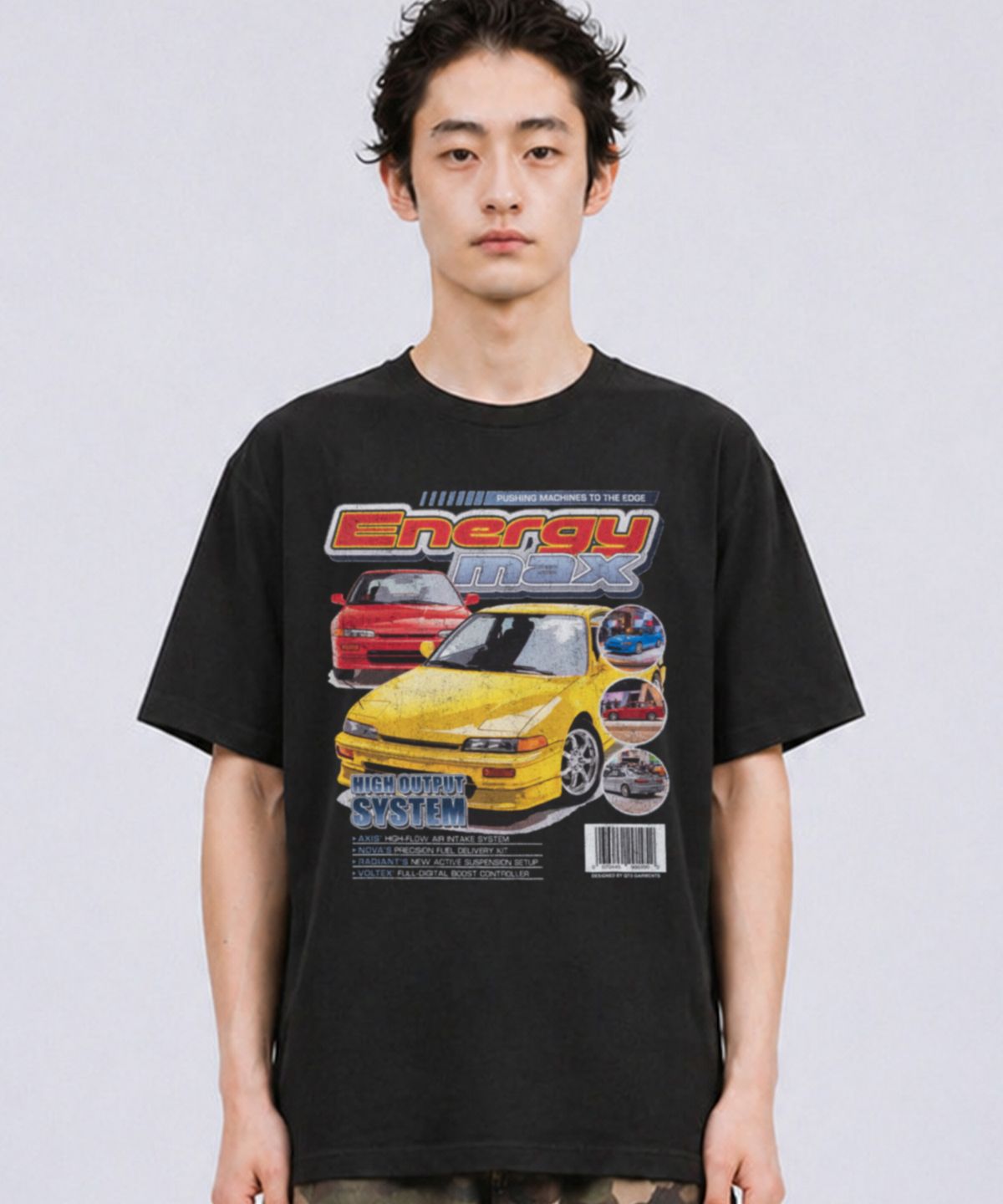 큐티에잇 가먼츠(QT8 GARMENTS) LB Energy Max Washed Tee (Black)