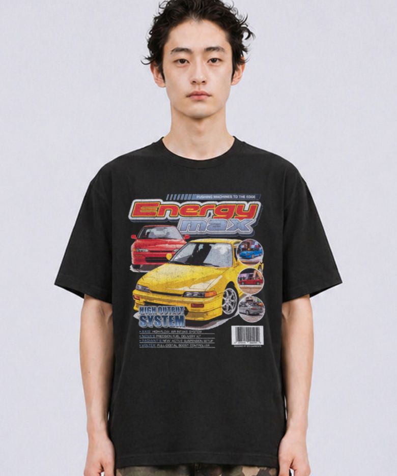 LB Energy Max Washed Tee (Black)