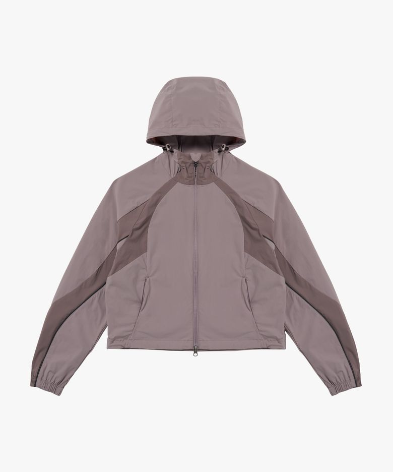 WS COLOR-BLOCK JACKET-BROWN