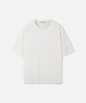 코튼 아스킨 블렌디드 크롭 티 WHITE