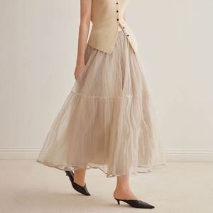 YY_Fluffy mesh skirt