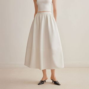 YY_Patchwork white skirt