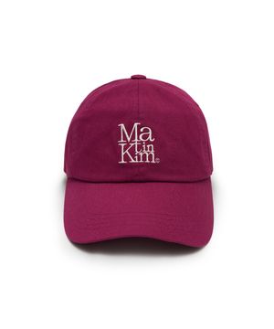 MATIN BLOCK LOGO BALL CAP IN VIOLET
