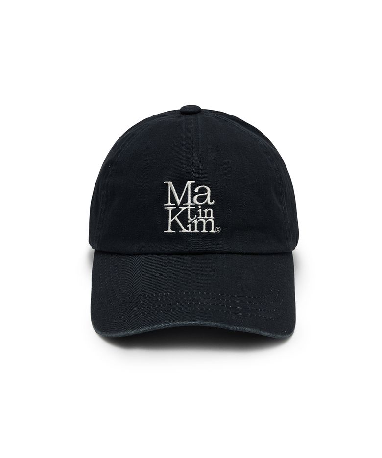 MATIN BLOCK LOGO BALL CAP IN DARK NAVY