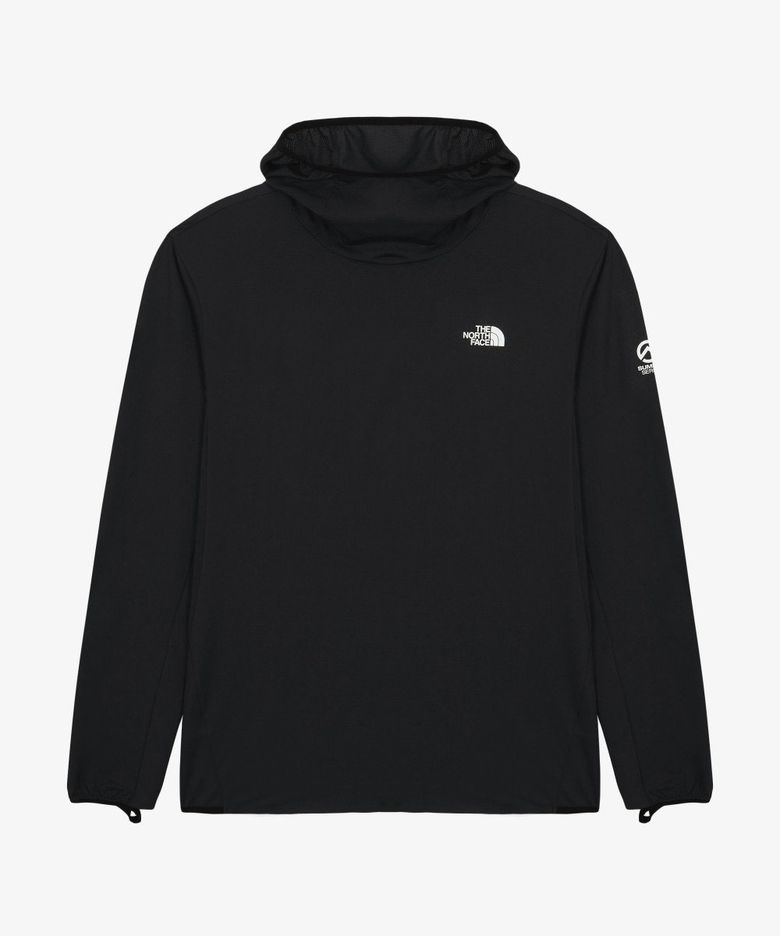 NM5PS08A 남성 메라피크 긴팔 후디 BLACK