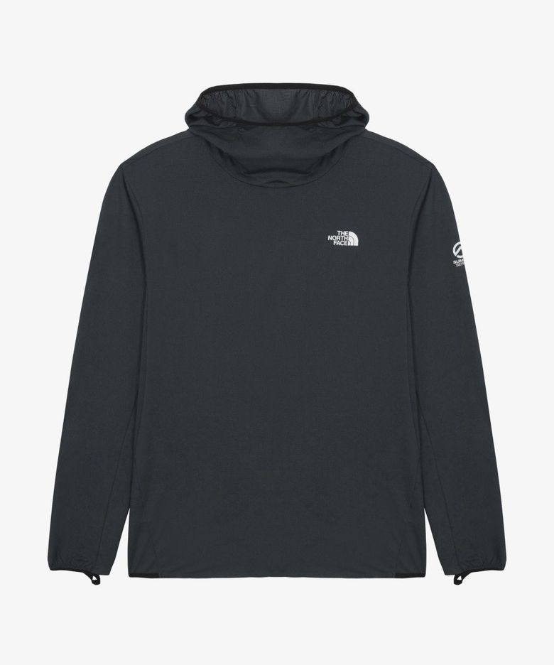 NM5PS08B 남성 메라피크 긴팔 후디 DARK GRAY