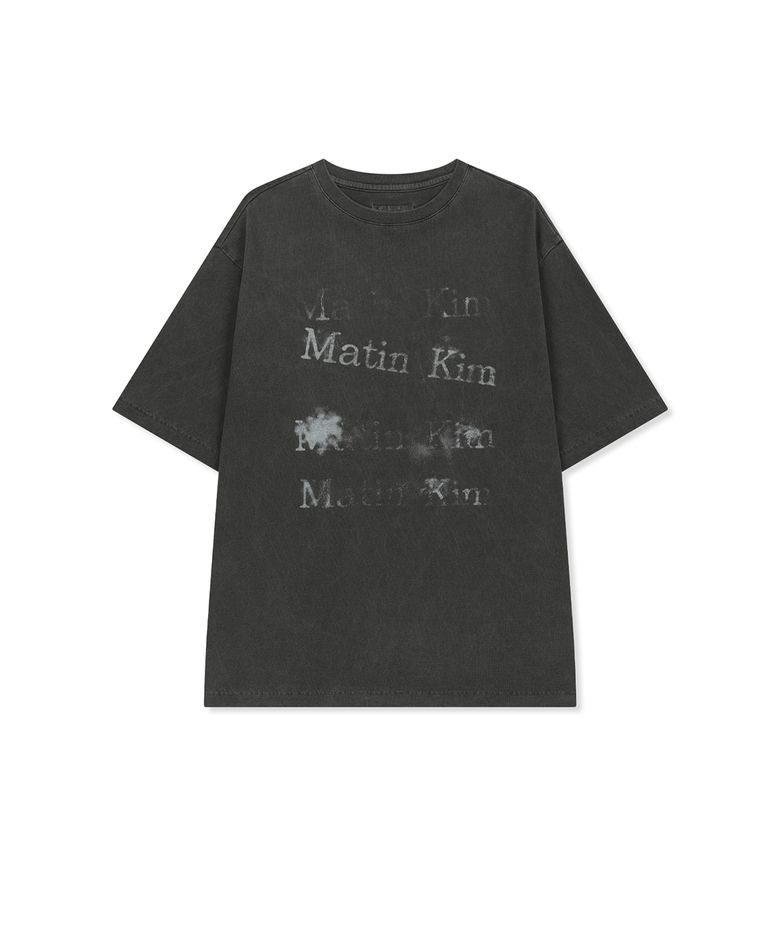 PIGMENT GRAFFITI LOGO TOP IN CHARCOAL