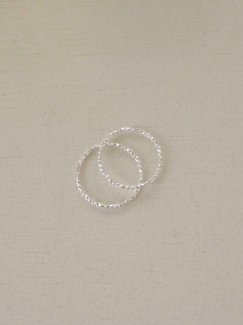[925 Silver] Edge Ring