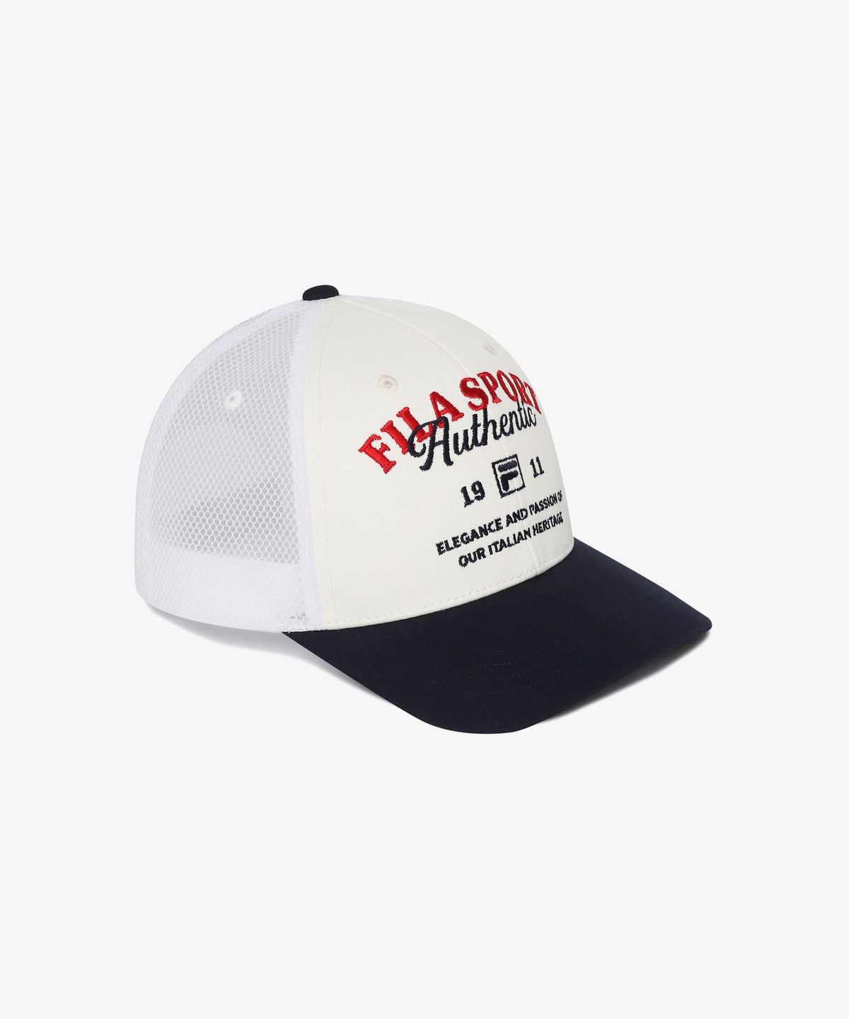 휠라 키즈(FILA KIDS) 그래픽 반메쉬 캡
