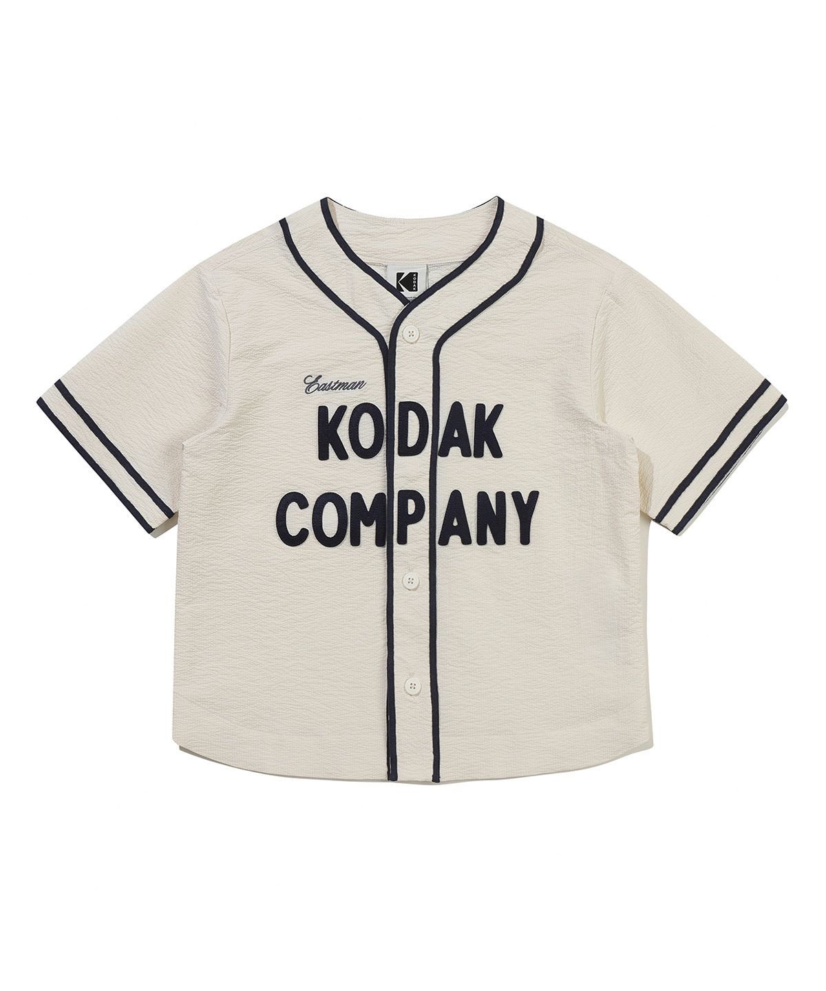 코닥 키즈(KODAK KIDS) 코닥컴퍼니 시어샷 베이스볼 셔츠 키즈 IVORY