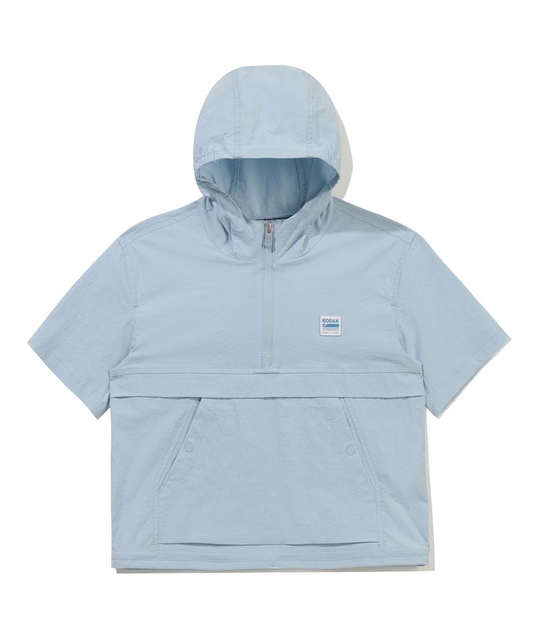 브리즈 후드형 아노락 키즈 S.BLUE