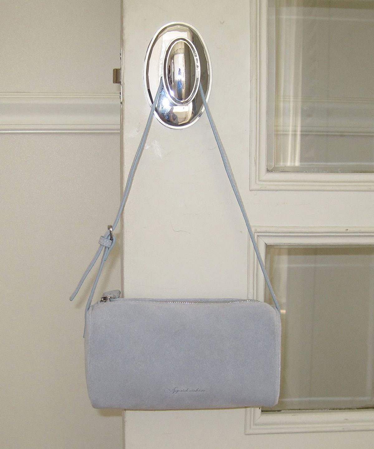 어패럴아카이브(APPAREL ARCHIVE) Kelly suede bag - Skyblue