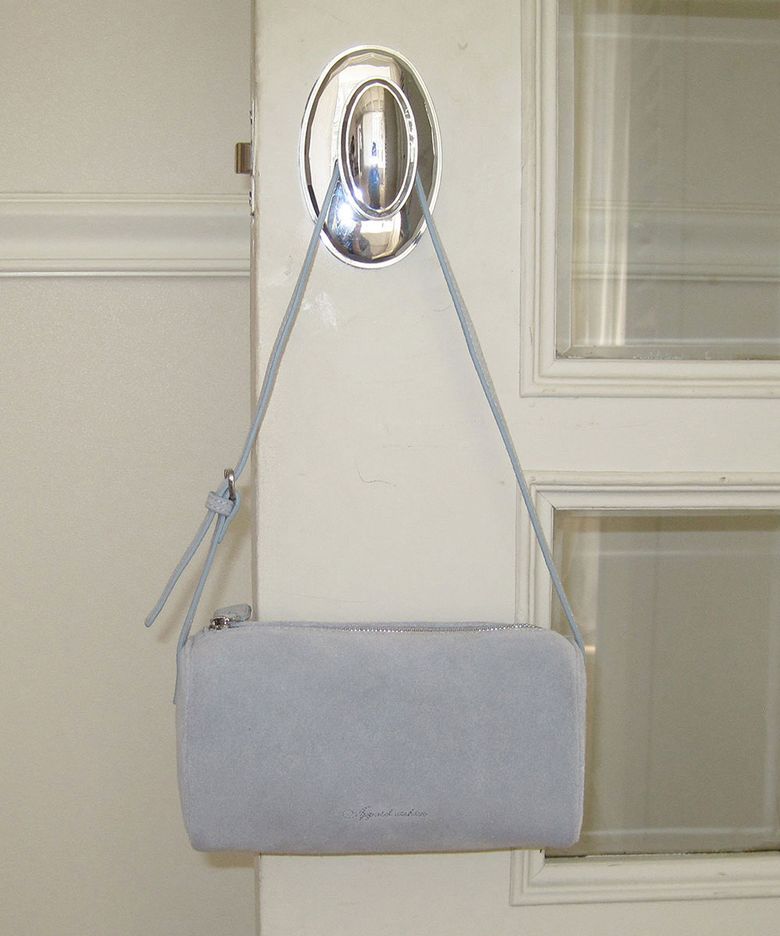 Kelly suede bag - Skyblue