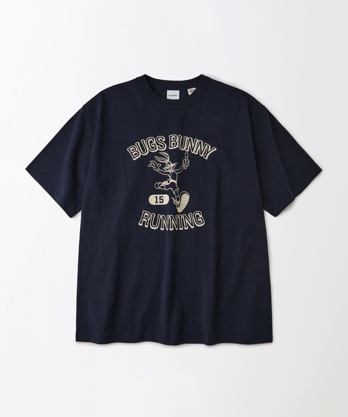 아웃스탠딩(OUTSTANDING) [LOONEY TUNES] HALF SLEEVE TEE(RUNNING)_NAVY
