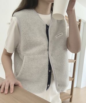 Dumble Fleece Vest(베스트) _ GREY
