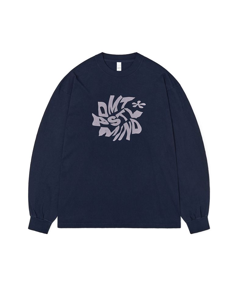 DMT SPIRAL LSV GD 6.5OZ TEE NAVY