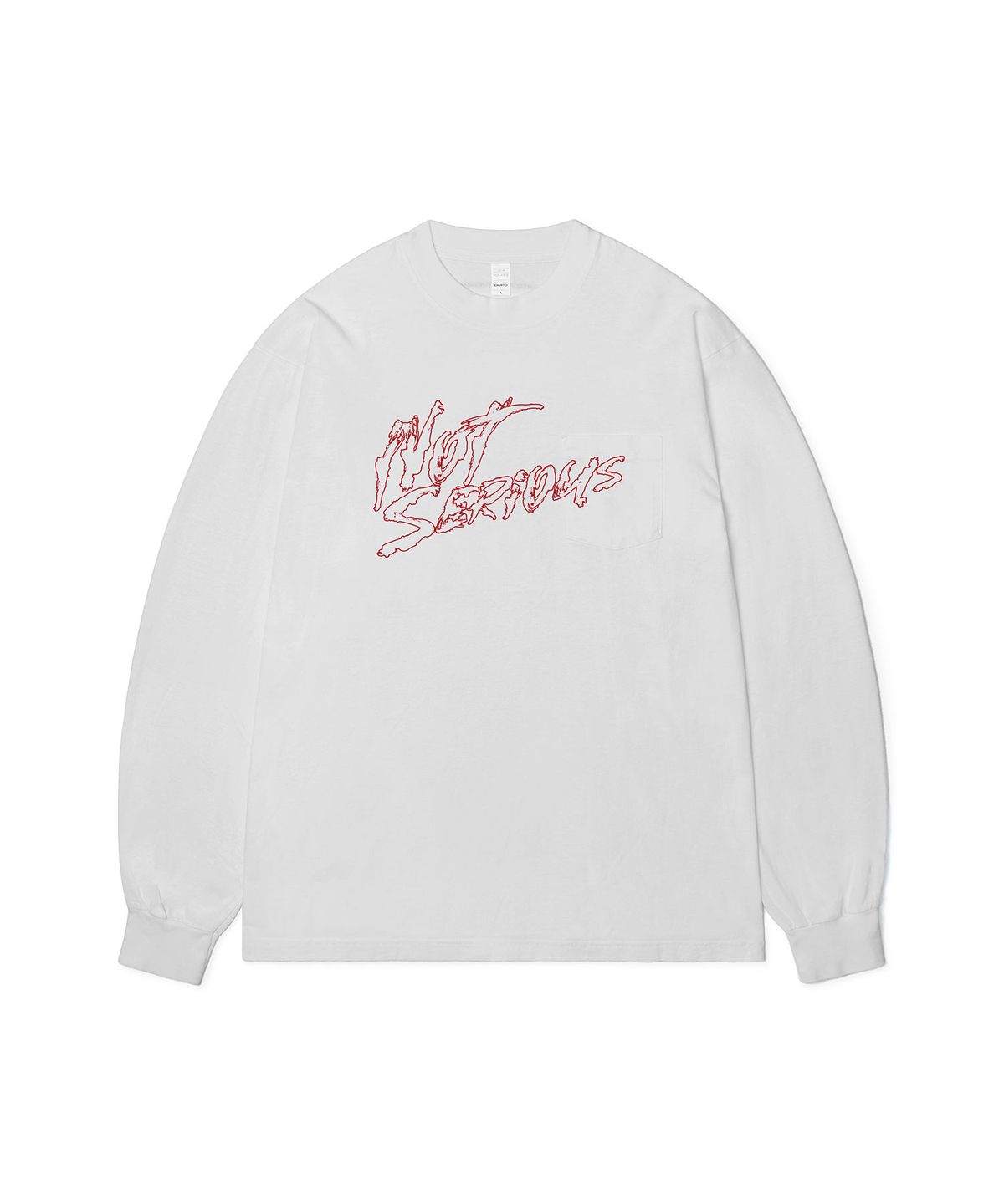 디미토(DIMITO) NSS RUDE POCKET LSV GD 6.5OZ TEE WHITE