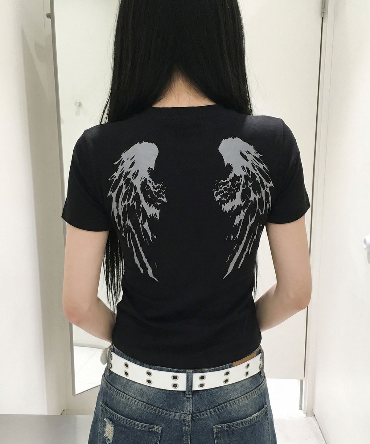 그레이버(GRAVER) [UNISEX]WINGS 반팔티_BLACK