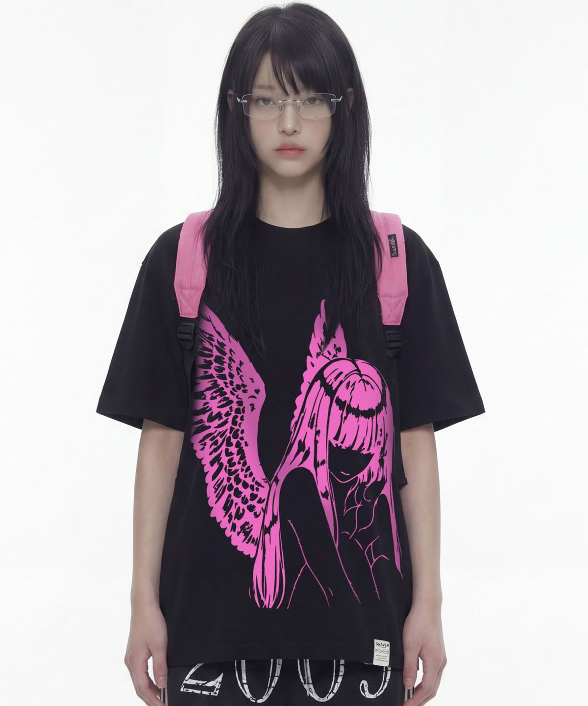 그레이버(GRAVER) [UNISEX]HALO 반팔티_블랙