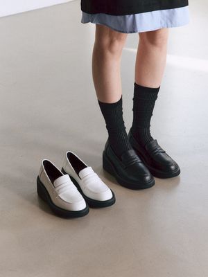 EO2617 볼드 플렛폼 로퍼(2컬러)