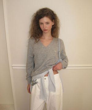 Nov wool v knit - Gray