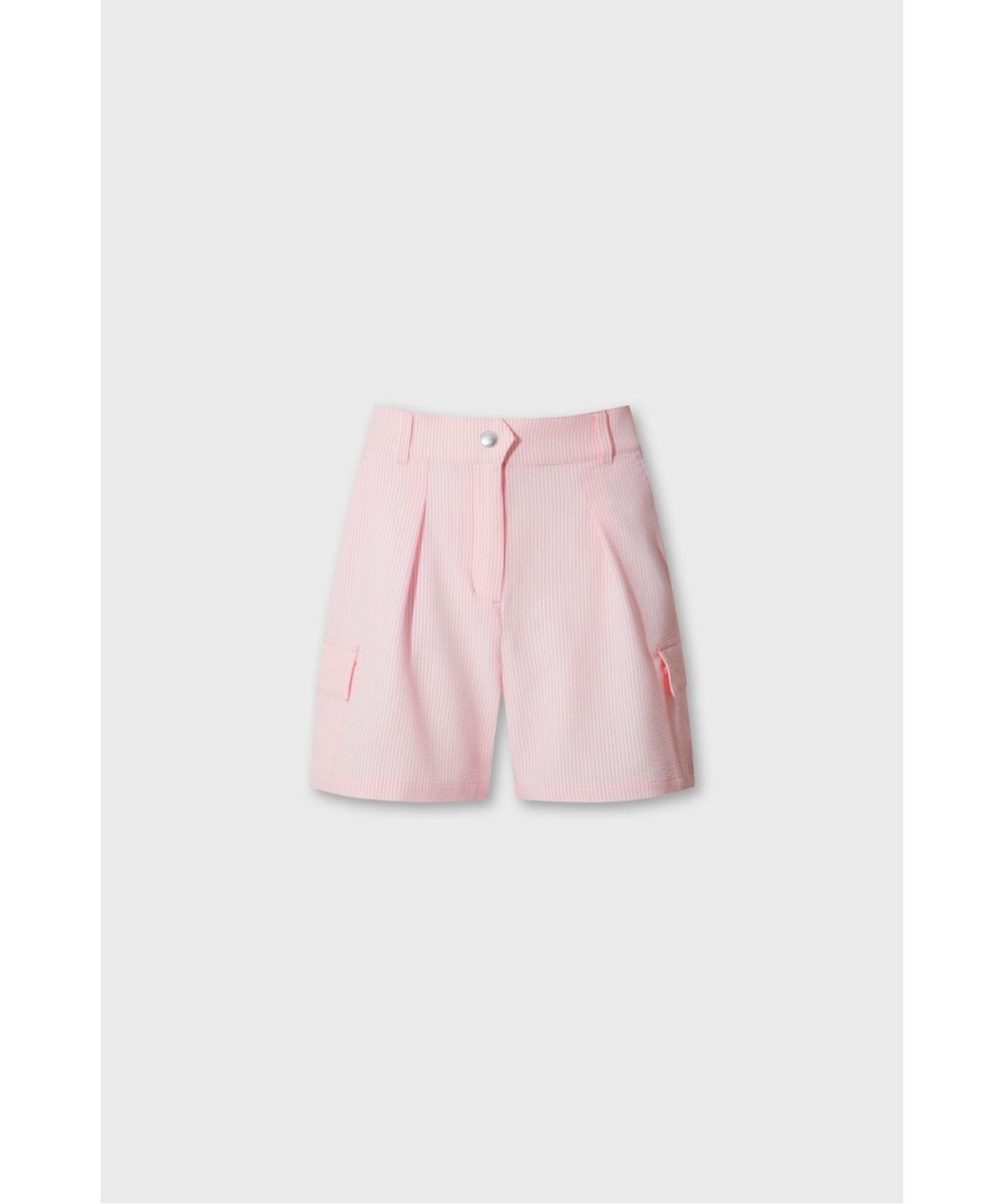 왁(WAAC) [WAAC X JONES] Women’s Seersucker Shorts WWPNM26470PIL