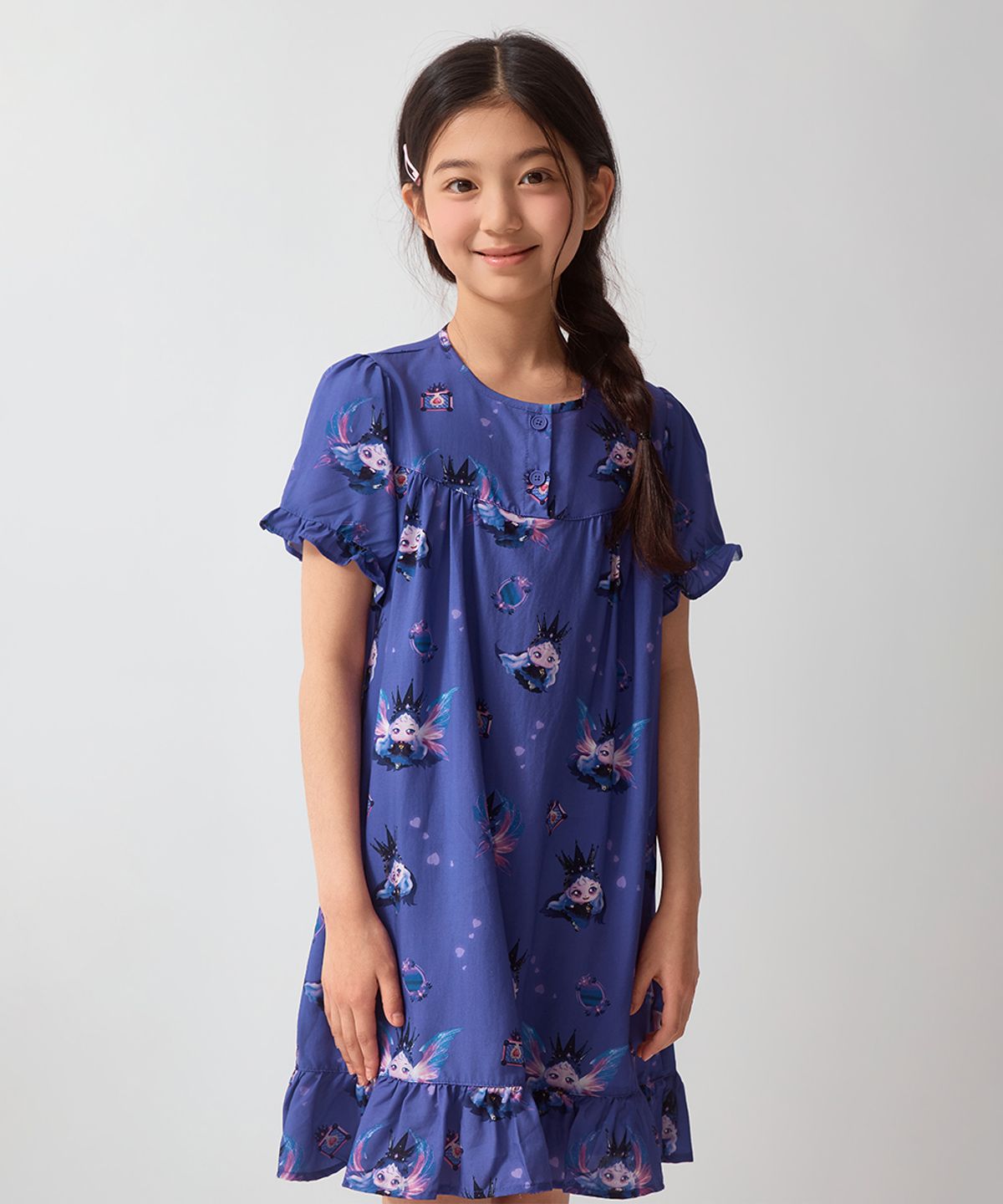 스파오 키즈(SPAO KIDS) [키즈] (캐치티니핑6) 반팔 원피스 파자마(VIOLET)_SPPPG37KG1