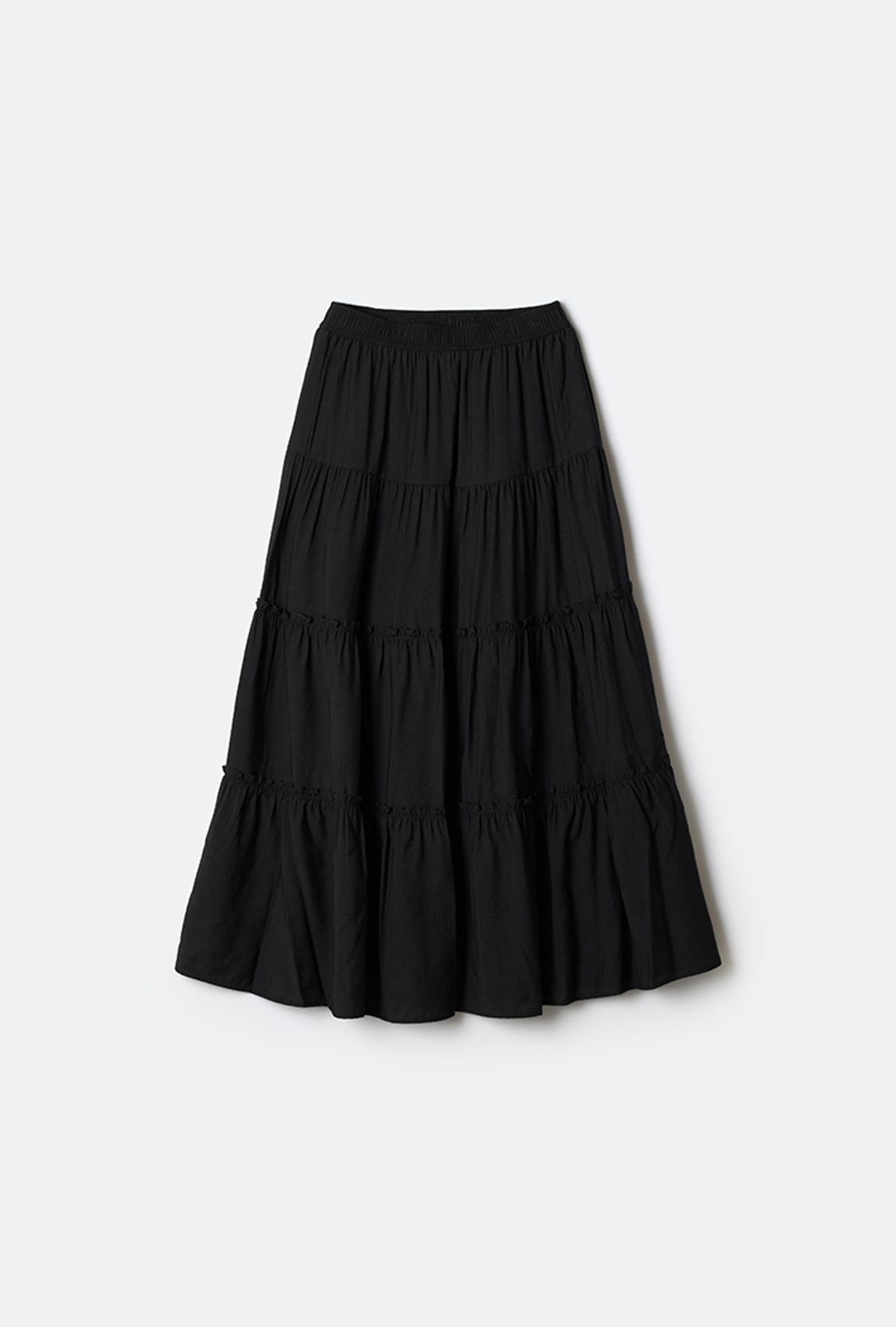 스파오(SPAO) 티어드 롱 스커트_SPWHG37G01