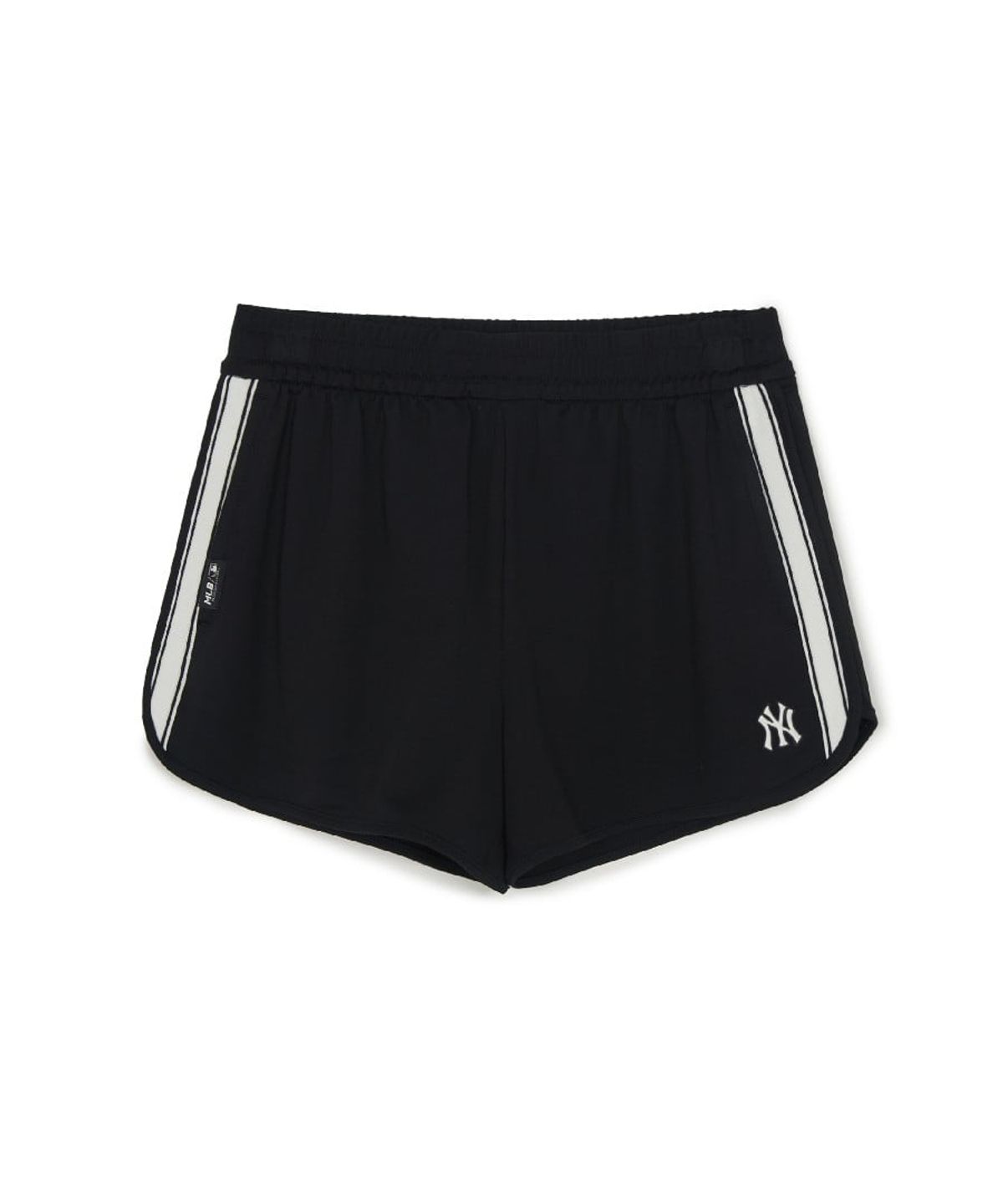 엠엘비(MLB) 여성 베이직 스몰로고 트랙 돌핀 팬츠 NY (Black)