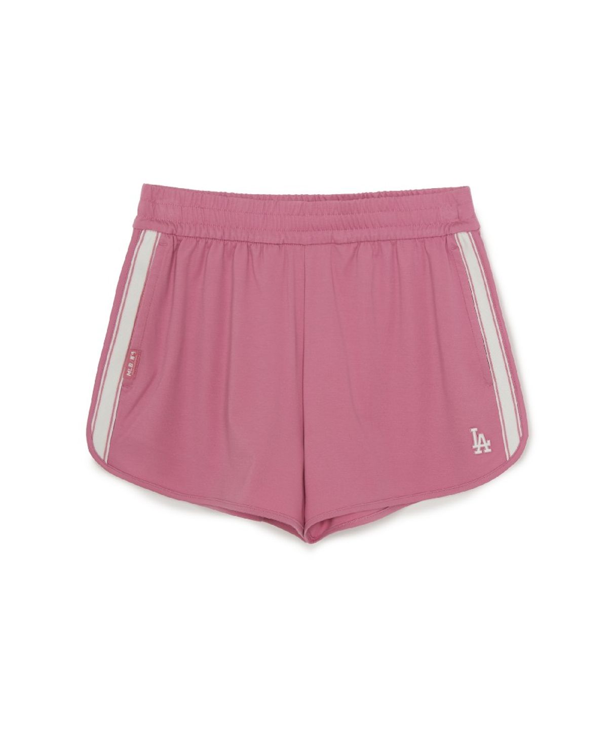 엠엘비(MLB) 여성 베이직 스몰로고 트랙 돌핀 팬츠 LA (Mg.Pink)
