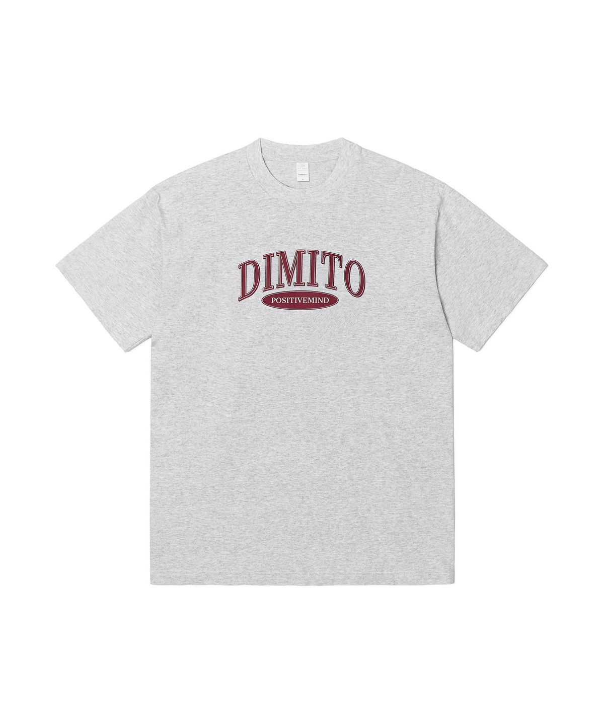 디미토(DIMITO) COLLEGE SSV GD 6.5OZ TEE ASH