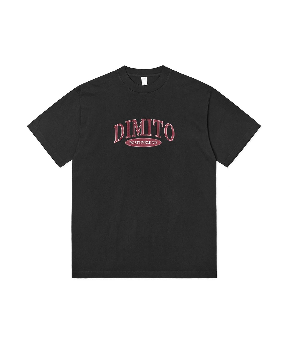 디미토(DIMITO) COLLEGE SSV GD 6.5OZ TEE BLACK