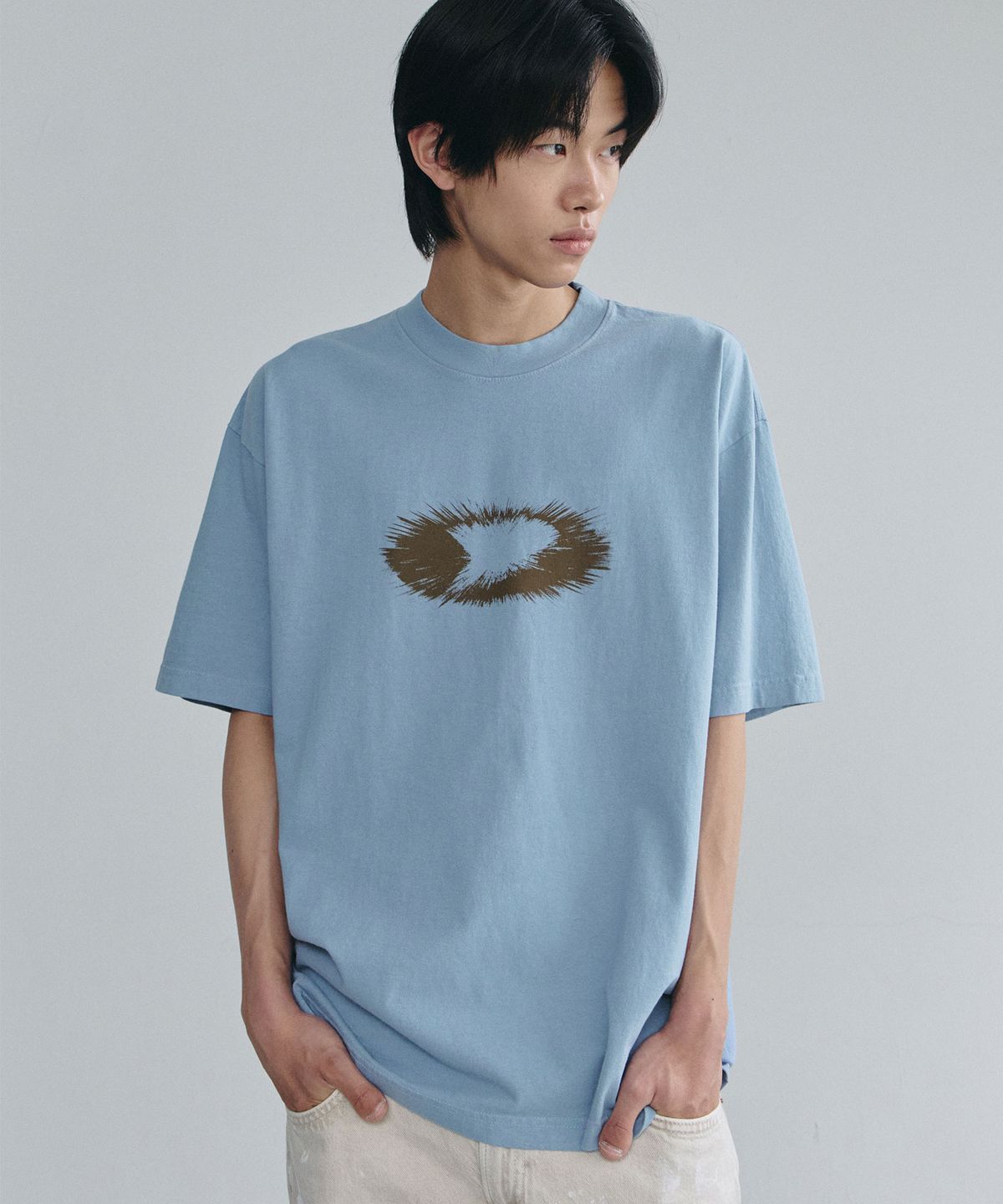 디미토(DIMITO) EXPLODING D-AXIS SSV GD 6.5OZ TEE CLEAR BLUE