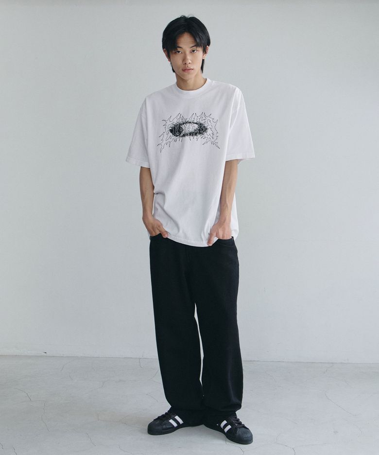 D-AXIS VOLT SSV GD 6.5OZ TEE WHITE