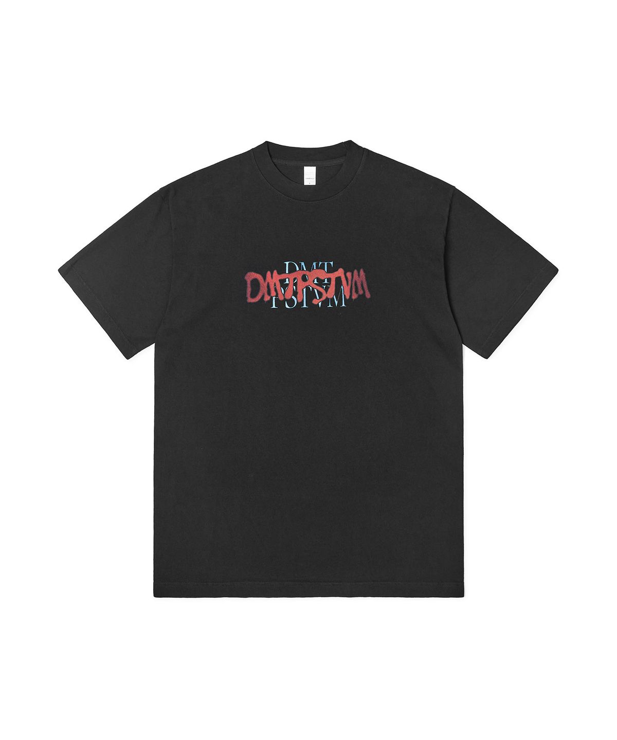 디미토(DIMITO) CRT TYPE DMT SSV GD 6.5OZ TEE BLACK