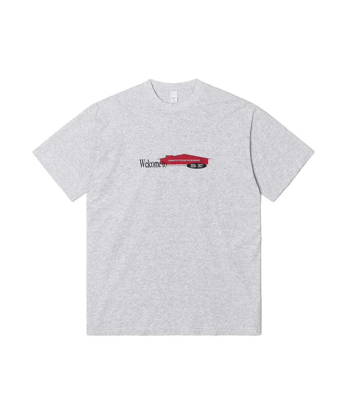 디미토(DIMITO) DMT HOUSE SSV GD 6.5OZ TEE ASH