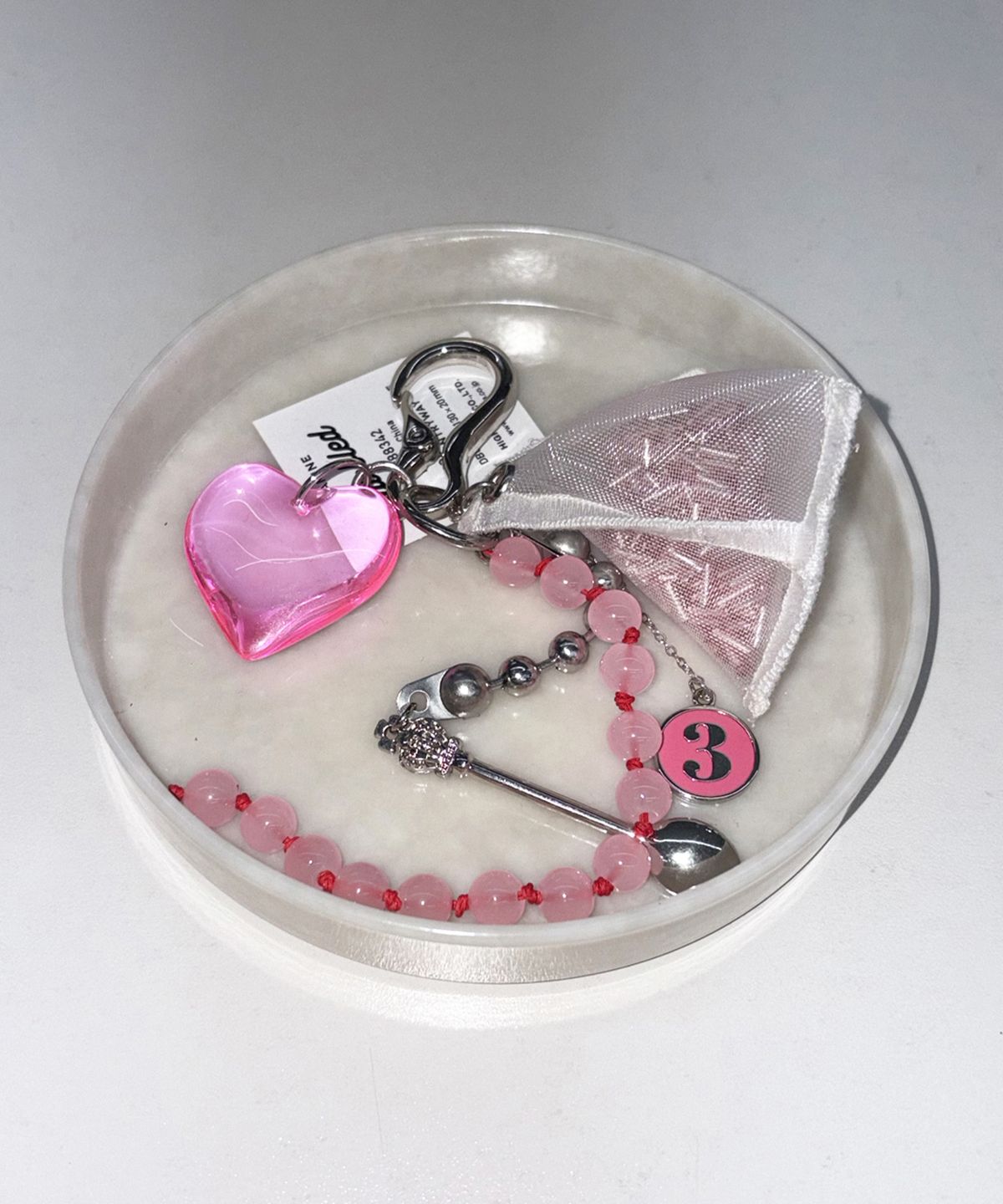 트리마치(TRIMARCH) Tea Personality Charm / Pink