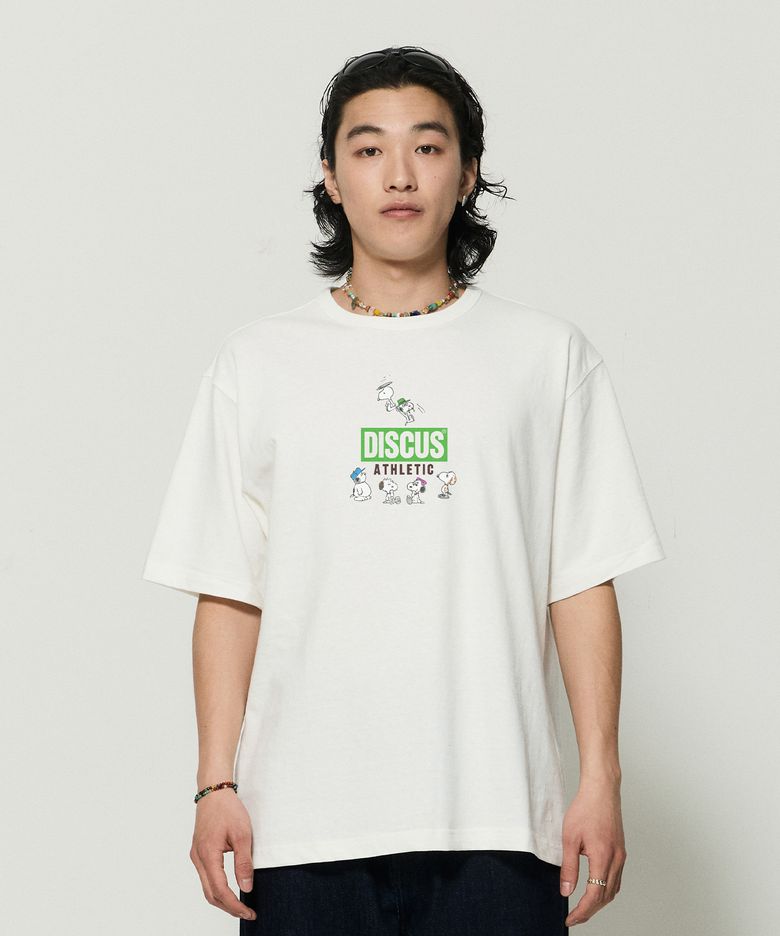 스누피와 형제들 로고 티셔츠