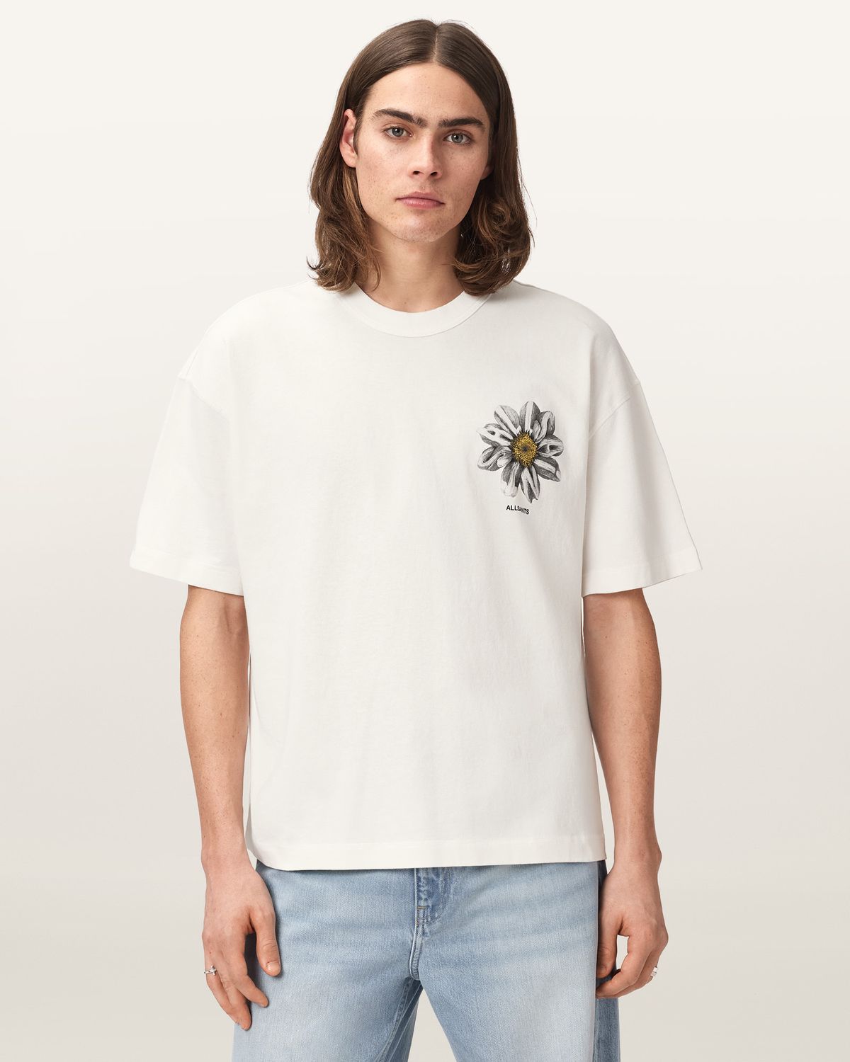 올세인츠(ALLSAINTS) 페탈스 크루 티셔츠 M062PE-4068