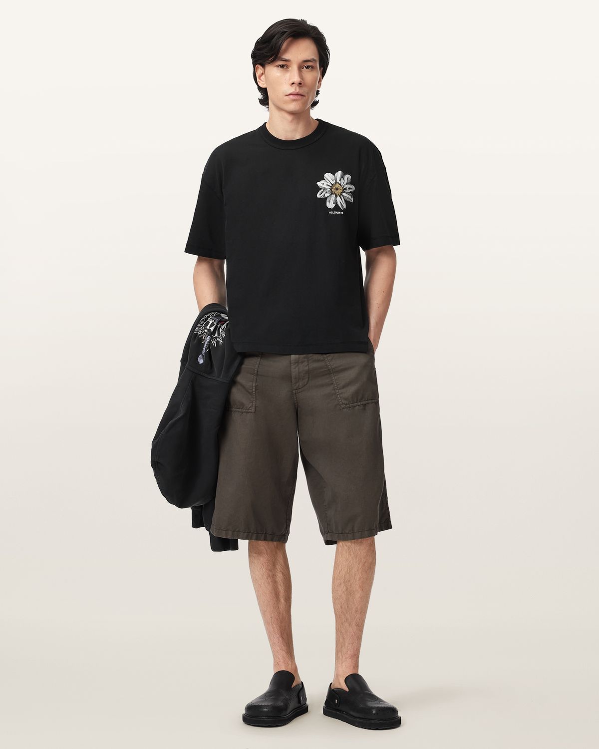 올세인츠(ALLSAINTS) 페탈스 크루 티셔츠 M062PE-162