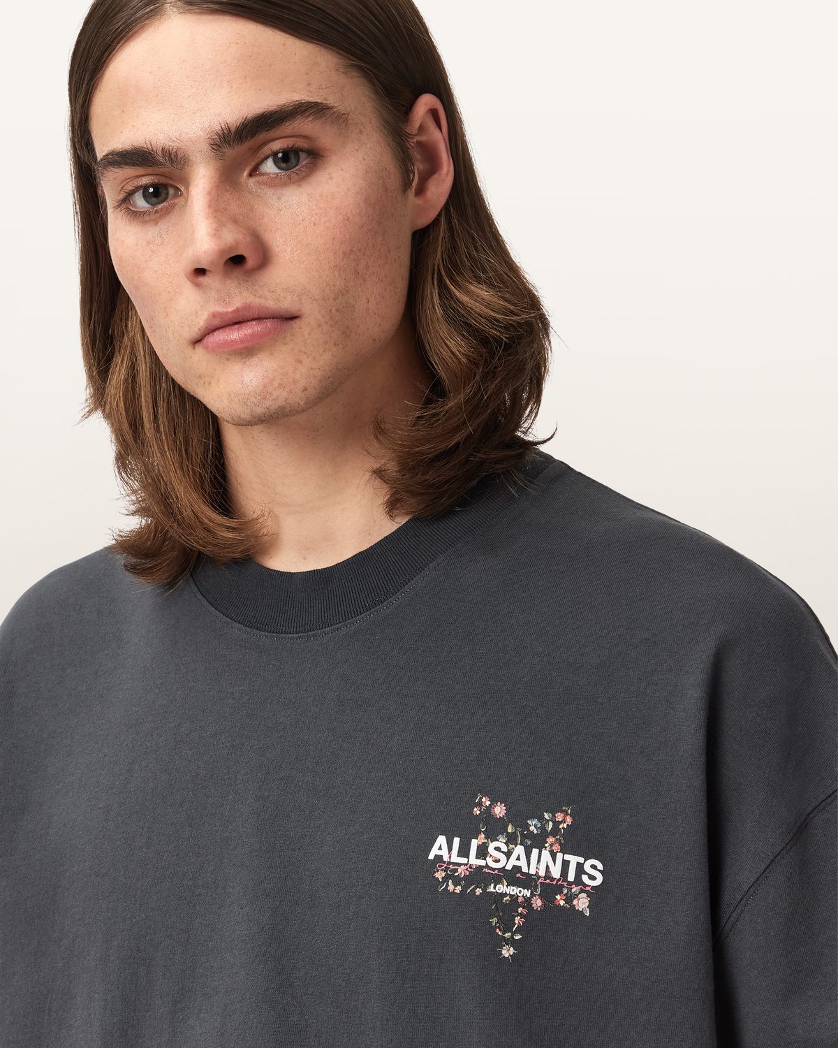 올세인츠(ALLSAINTS) 펜타클 크루 티셔츠 M034PE-162