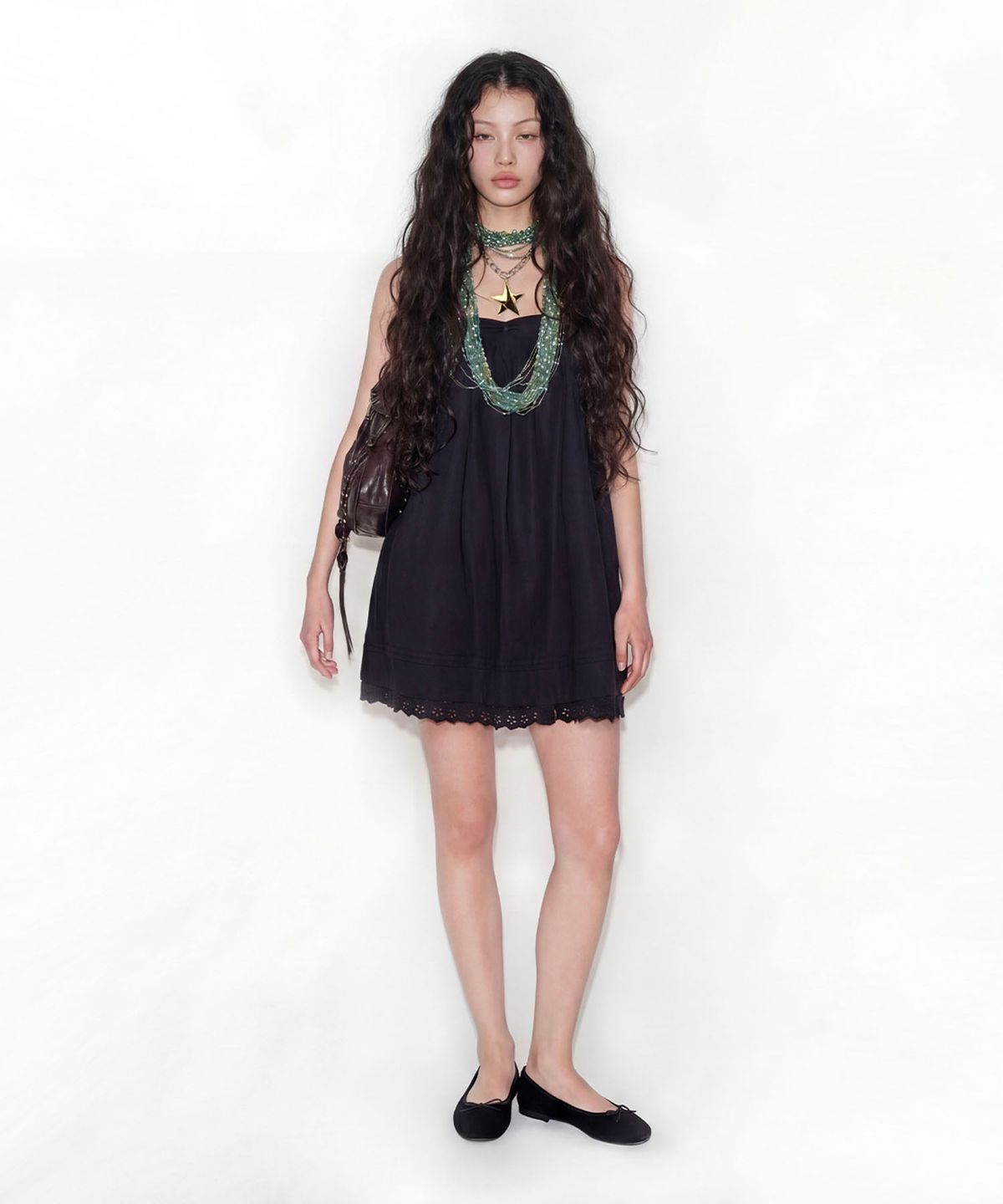 루루서울(LOULOUSEOUL) BONNY MINI DRESS (BLACK)