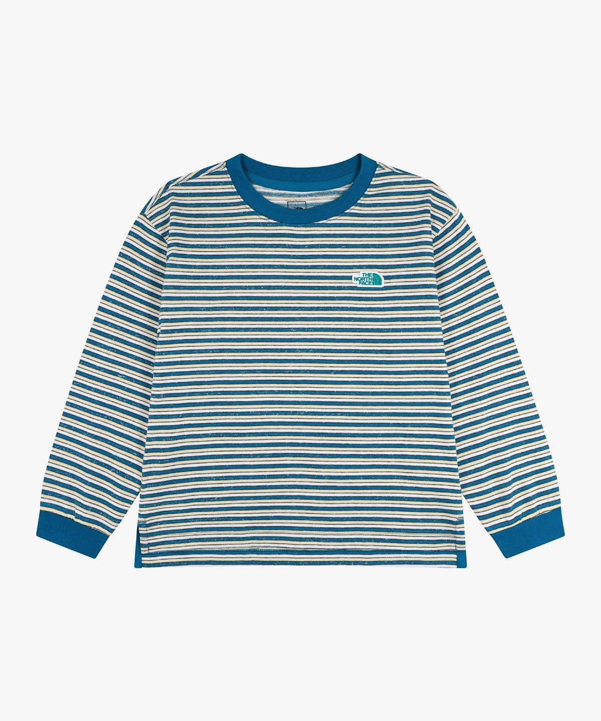 노스페이스 키즈(THE NORTH FACE KIDS) 키즈 플레이온 스트라이프 긴팔 티 NT7TS02S_LYE