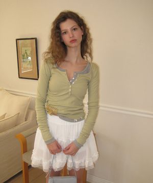 Enter button tee - Mint