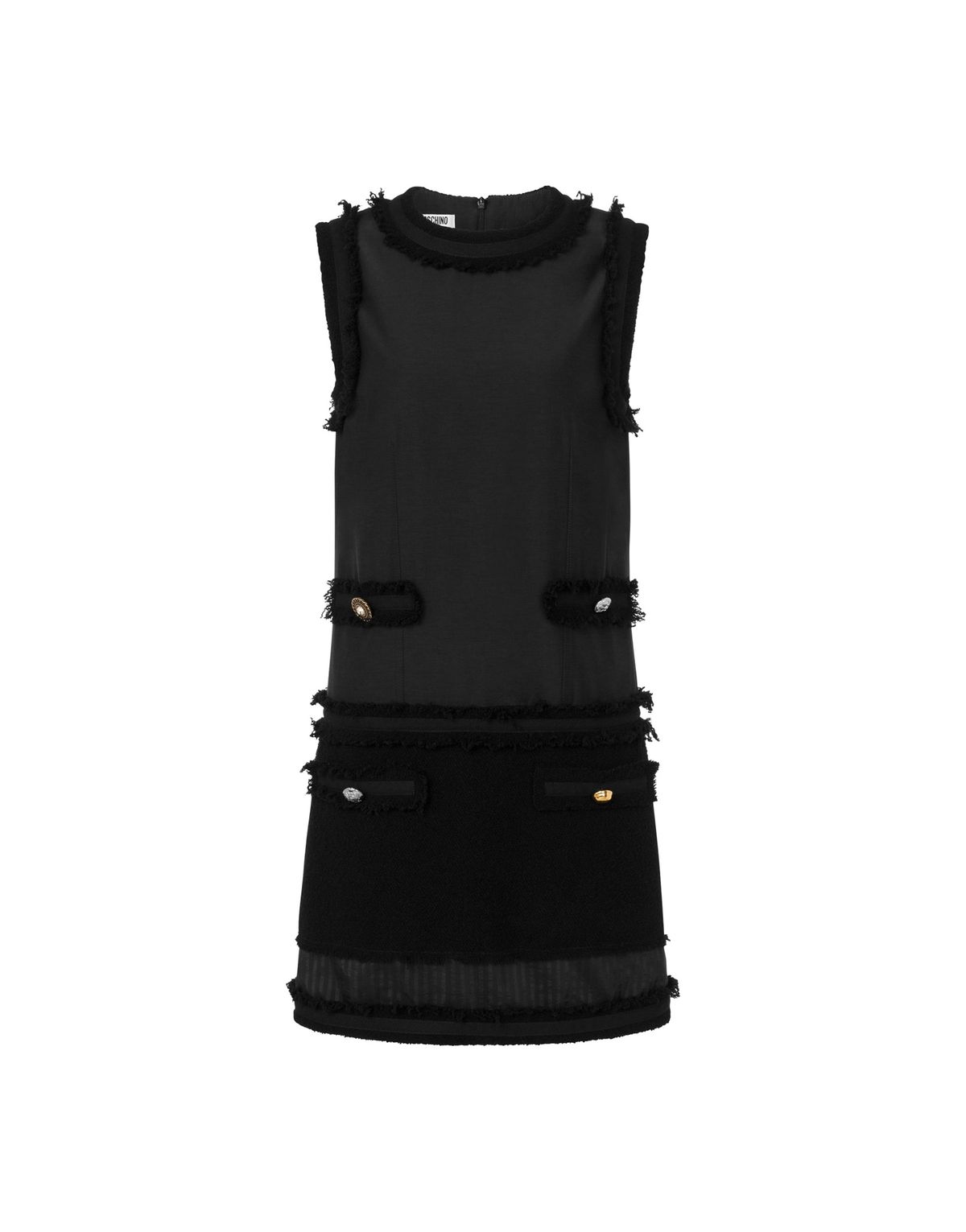 모스키노(MOSCHINO) 스트레치 부클레 드레스