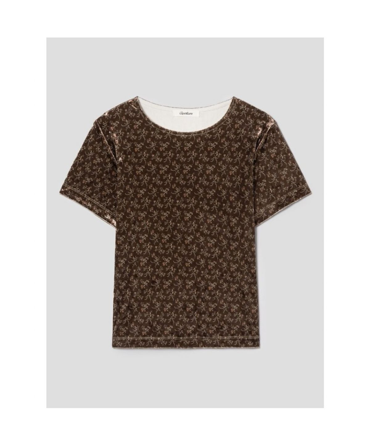 디애퍼처(THE APERTURE) Biella Top  Brown (TA5742A15D)