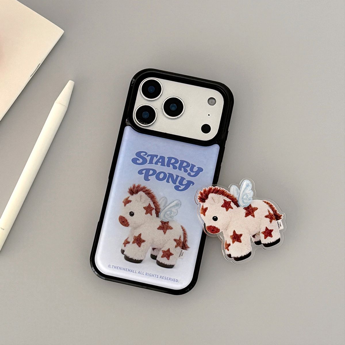 더나인몰(THE NINEMALL) starry pony [블랙 에폭시 범퍼케이스]