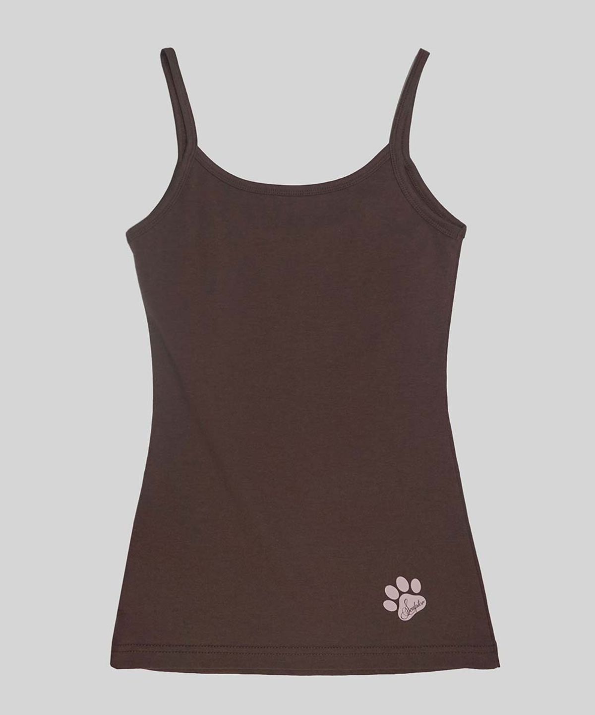 스컬프터(SCULPTOR) Sweet Kitty Tank Top Brown
